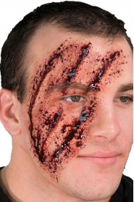 FX Trucco In Lattice ferite cicatrici graffi di artigli sul viso
