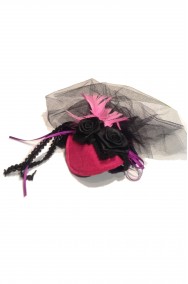 Mini cappello burlesque vittoriano 800 con clip