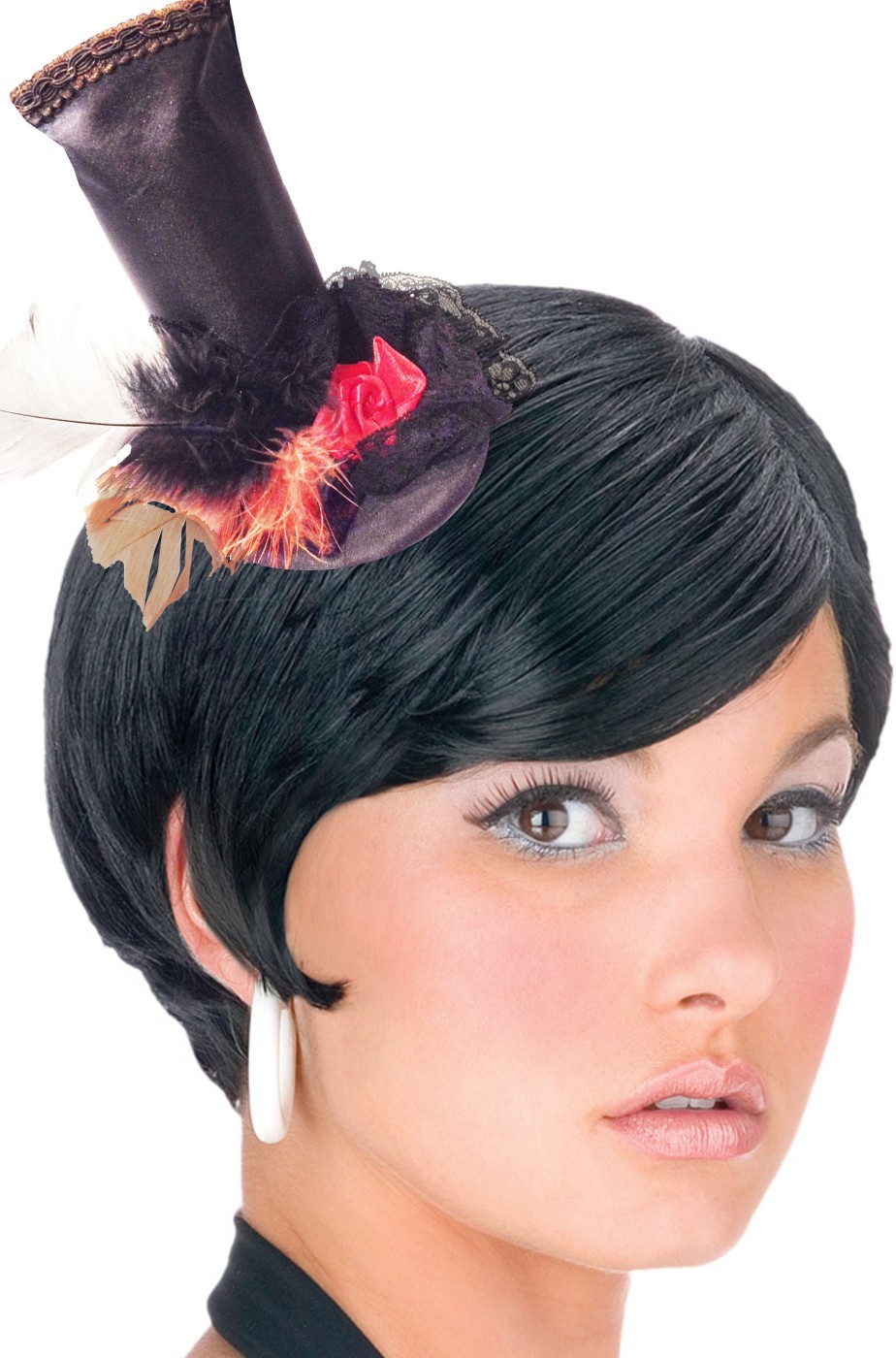 Mini cappello burlesque vittoriano 800 con clip