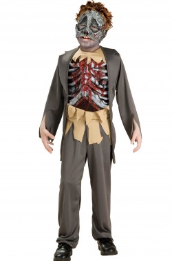 Costume bambino scheletro zombie