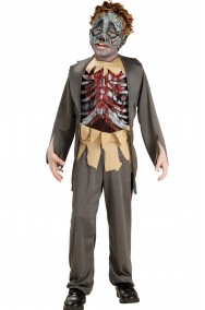 Costume bambino scheletro zombie