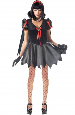 Vestito Halloween donna Biancaneve horror