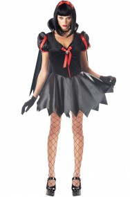 Vestito Halloween donna Biancaneve horror
