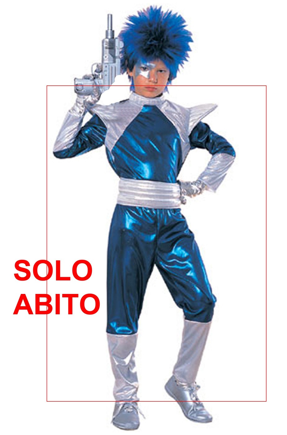 Costume Invasore Spaziale Bambino NON INCLUDE pistola e parrucca