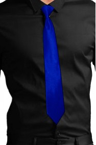 Cravatta fluo neon gangster blu