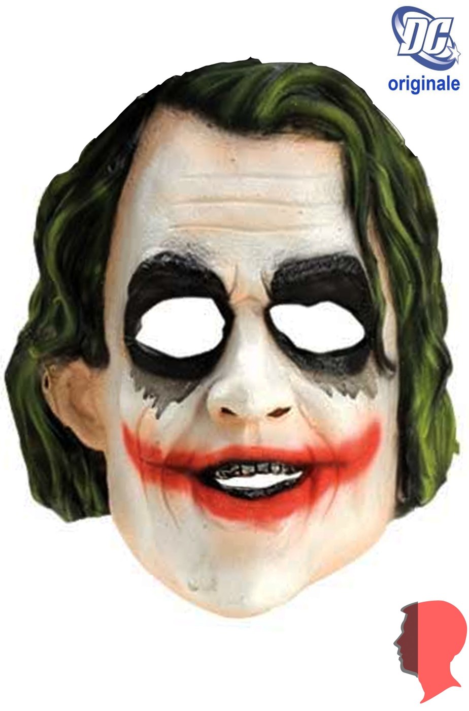 Maschera di carnevale del Joker di heath ledger