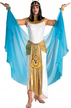 Vestito da egiziana Cleopatra Regina Del Nilo
