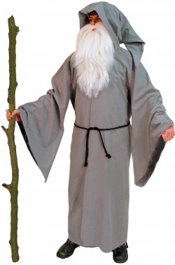 Costume uomo druido Utile per fare Gandalf (celtico)