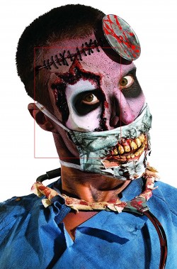 FX Maschera in lattice contorno occhio horror Zombie