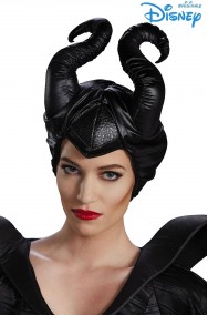 Corna Maleficent Malefica o malefizia a cappello circa 20 cm altezza in stoffa