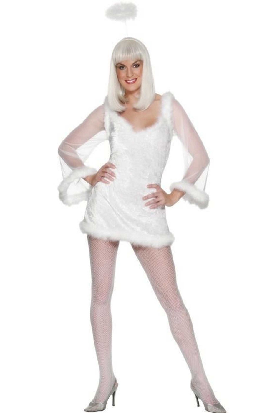Costume donna sexy Angelo bianco