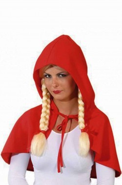 Mantella o Mantellina da cappuccetto rosso o babba natale