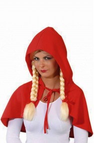 Mantella o Mantellina da cappuccetto rosso o babba natale