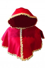 Mantella o Mantellina da cappuccetto rosso o babba natale sartoriale