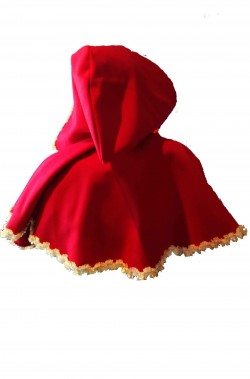 Mantella o Mantellina da cappuccetto rosso o babba natale sartoriale