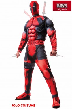 Costume Deadpool de luxe con muscoli