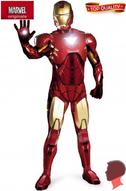 Costume Iron Man Realistico Con Parti IN PLASTICA di Amatura