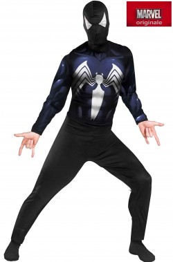 Costume spiderman adulto nero