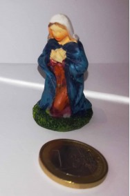 Figurina Presepe in plastica (cm 5,5) Madonna