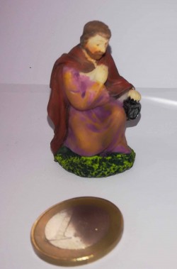 Figurina Presepe in plastica (cm 5,5) San Giuseppe