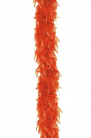 Boa di piume arancione gr 45 cm 190 circa