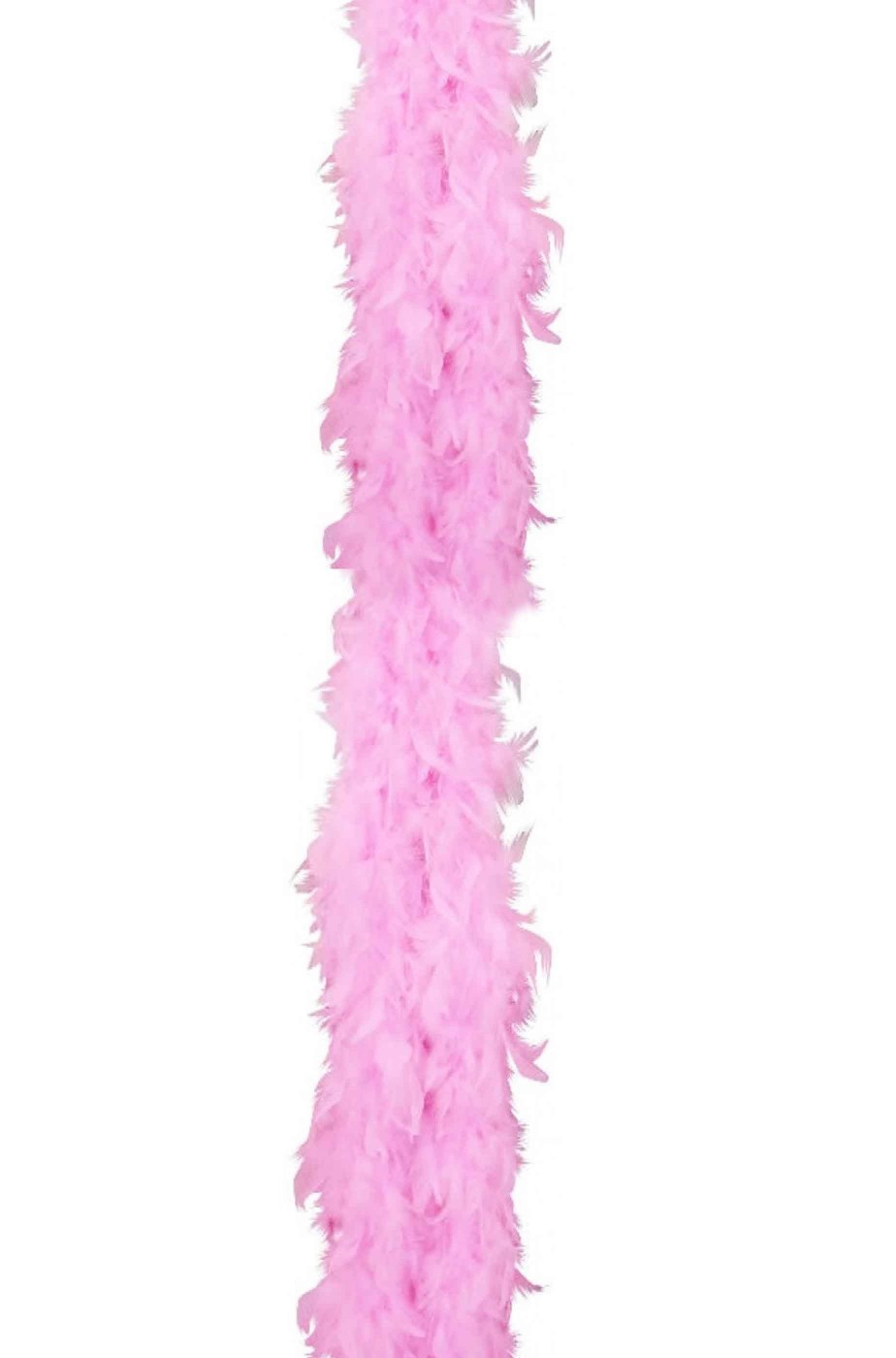 boa di piume rosa tenue pastello per vestiti di carnevale a tema charleston  o flapper