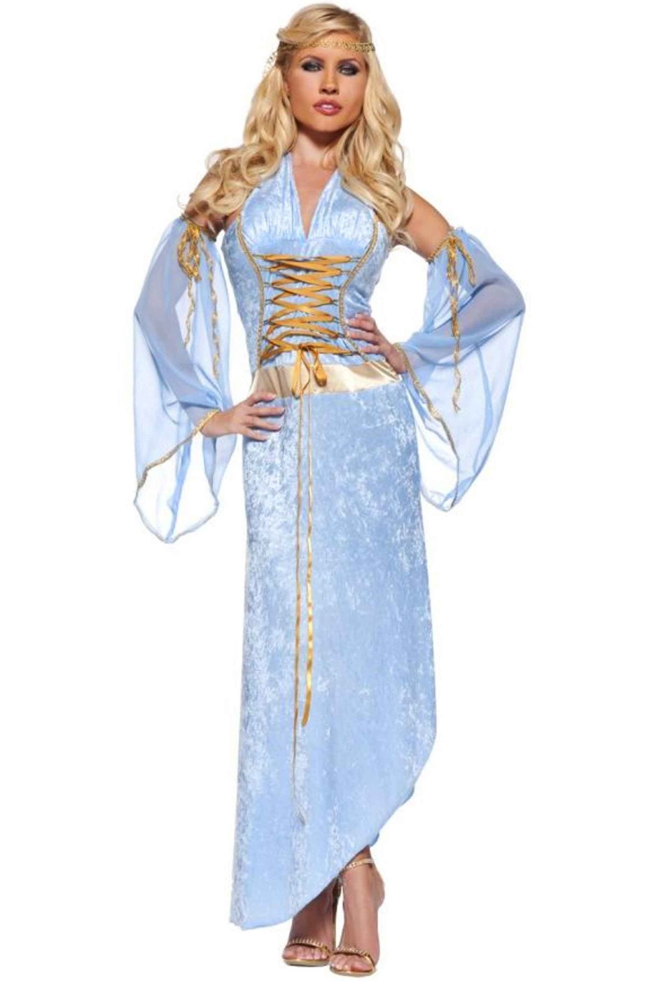 Costume dama medievale adulta, elfa giulietta