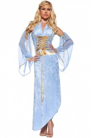 Costume dama medievale adulta, elfa giulietta