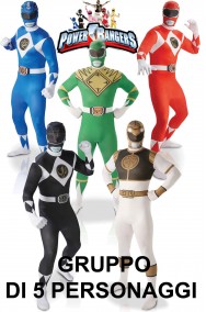 Gruppo cinque Power Rangers 2nd skin 5 personaggi