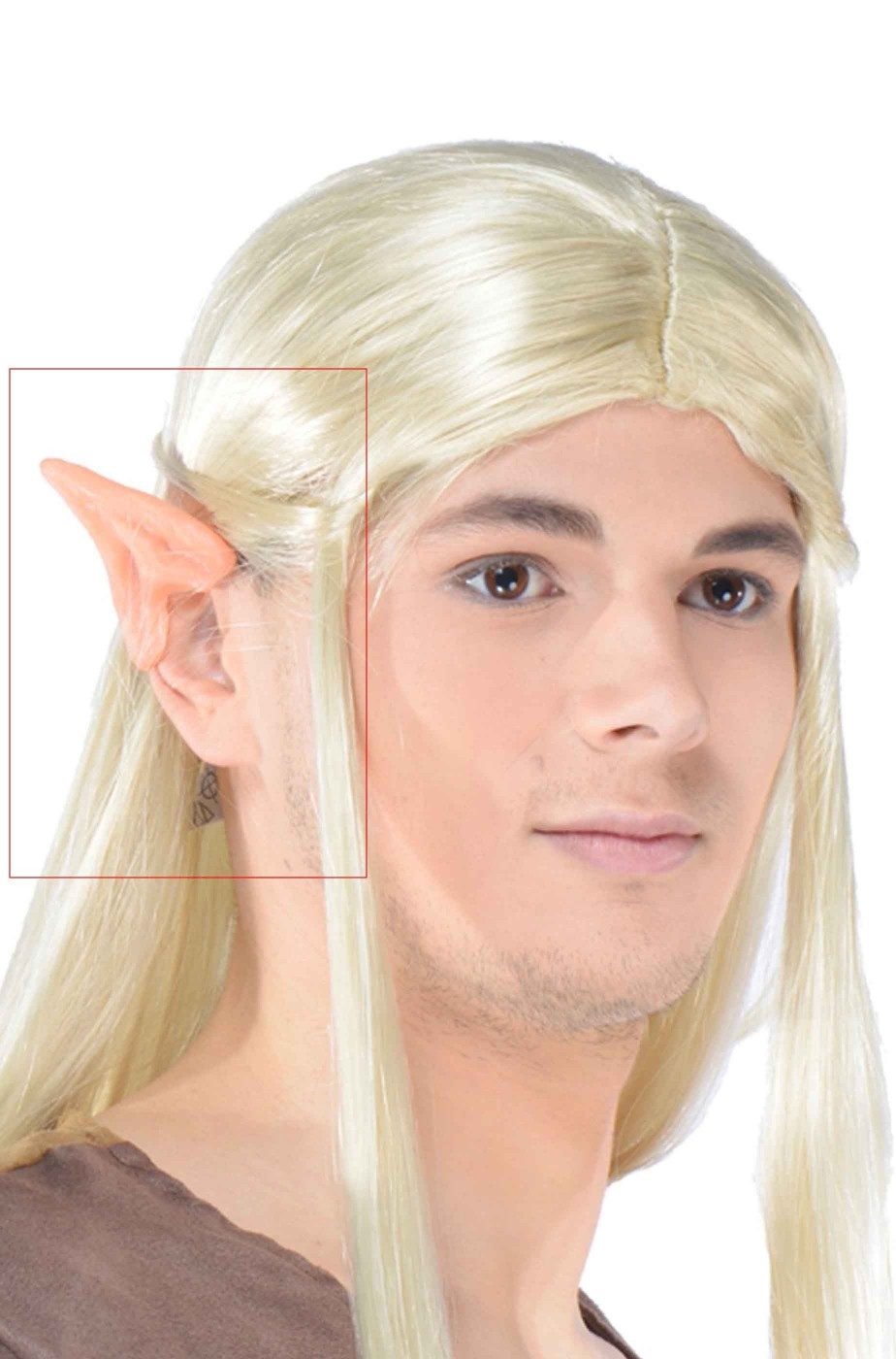 Protesi orecchie elfo per fare Legolas o Arween o Avatar5x5,6cm