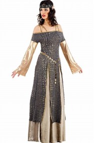 Costume donna Regina Medievale Meraviglioso. Qualita' teatrale celtica.