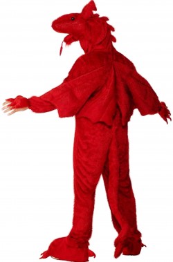 Costume drago rosso adulto