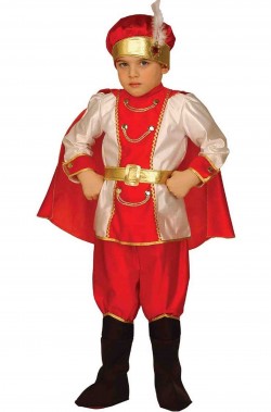 Costume carnevale Bambino Principe Delle Nevi