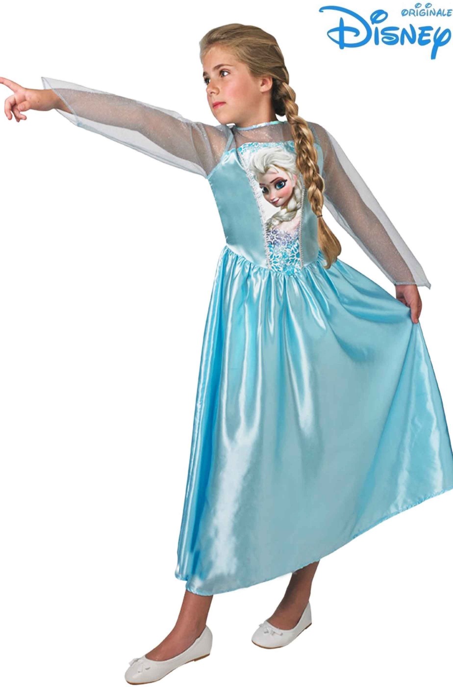 CARNEVALE COSTUME BAMBINA Frozen Elsa originale Disney EUR 35,00 - PicClick  IT