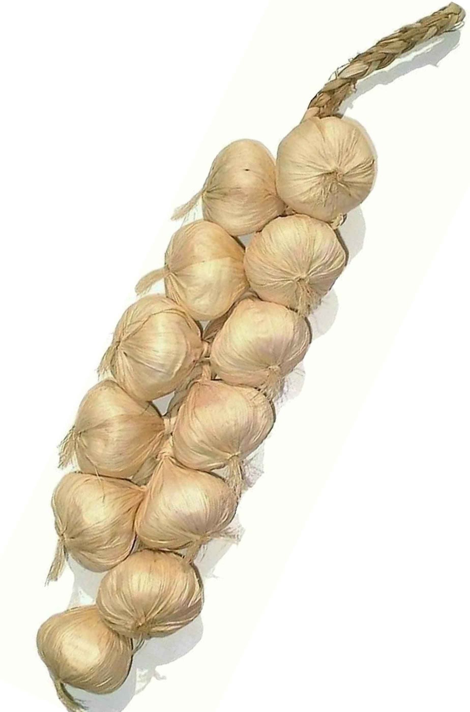 Ghirlanda tralcio d'aglio finto da decorazione antivampiro