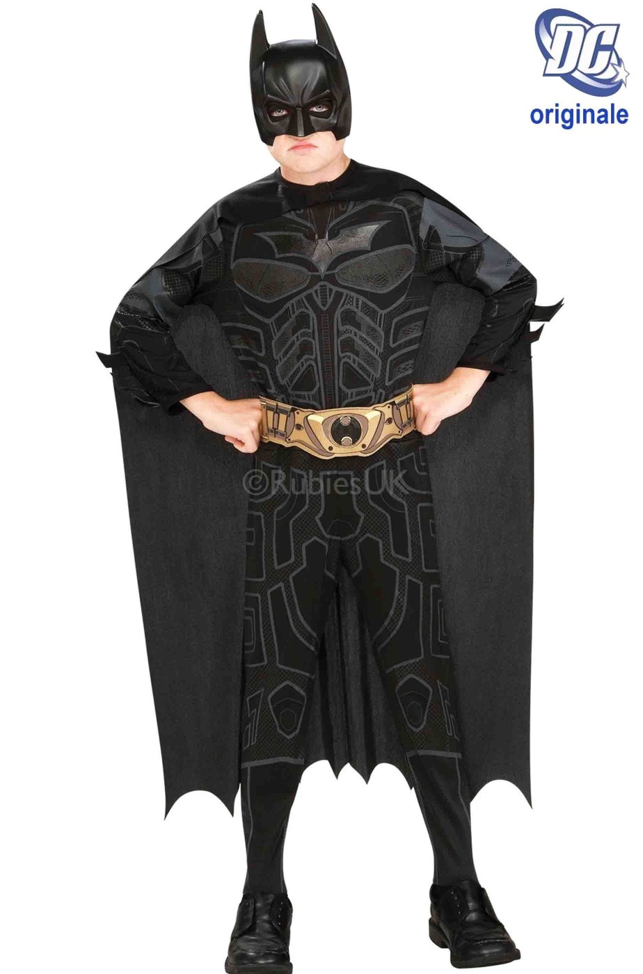 Vestito di carnevale bambino Batman nero the dark night rises