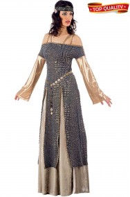 Costume donna Regina Medievale Meraviglioso. Qualita' teatrale celtica.