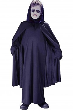 Mantello con cappuccio 122 cm