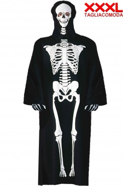 Costume uomo scheletro taglia comoda forte
