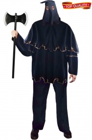 Costume da Boia medievale adulto nero cinematografico