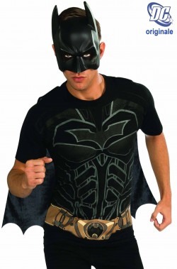 T-shirt DC MAGLIETTA Comics Batman con mantello e maschera