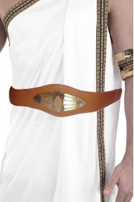 Cintura in pelle per romana o romano con grande fregio