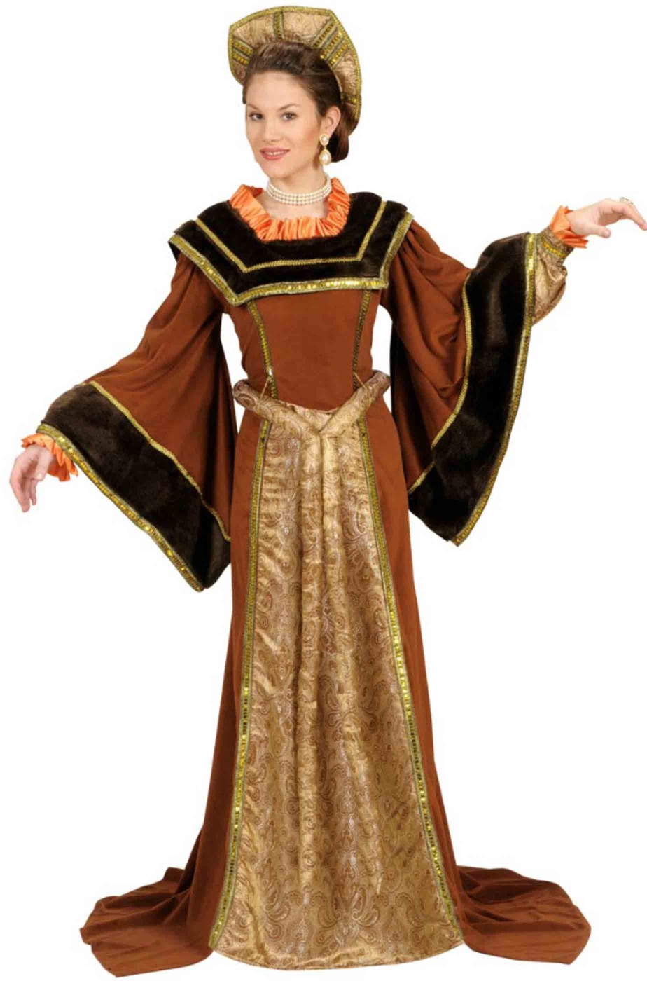 Costume donna dama Tudor rinascimentale adulta