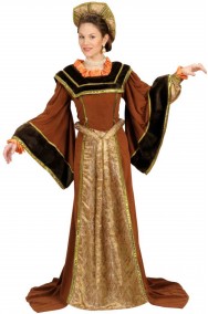 Costume donna dama Tudor rinascimentale adulta