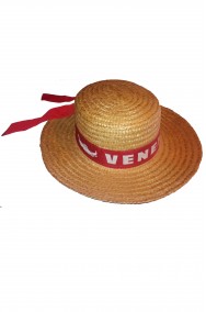 Cappello Paglietta da gondoliere veneziano