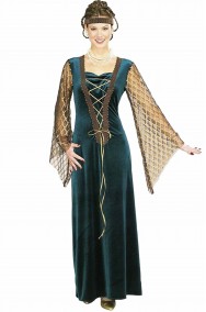 Costume dama medievale rinascimentale  donna adulta o ginevra  giulietta 
