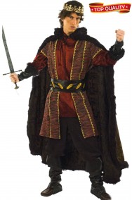 Costume da Re medievale Re Riccardo eccellente qualita'