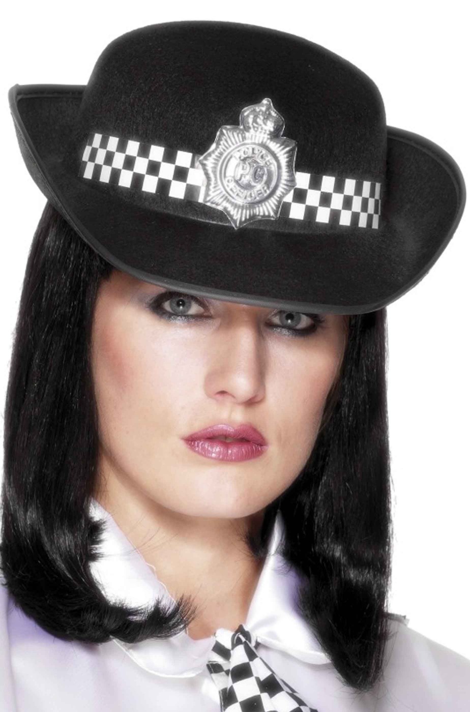 Cappello Poliziotta Inglese Nero