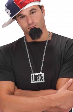 Collana pappone metallaro rapper disco con scritta Ultrax in metallo