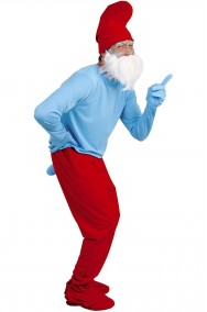 Costume carnevale adulto Grande Puffo